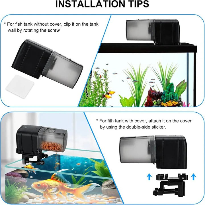 [Hometech] Automatic Fish Feeder with Remote Scheduling