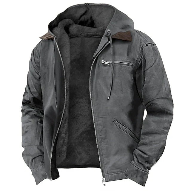 [Hometech] Men's Casual Winter Jacket with Elegant Design