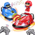 [Hometech] Remote Control Bumper Car Set with Eject Feature, 2 Pack for Kids