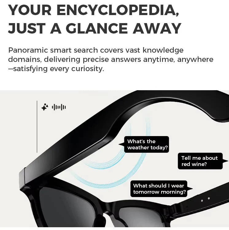 [Hometech] Smart Glasses with Built In Video Camera and Bluetooth Audio