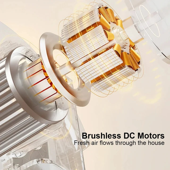 [Hometech] Modern Portable Bladeless Tower Fan for Home Office Cooling