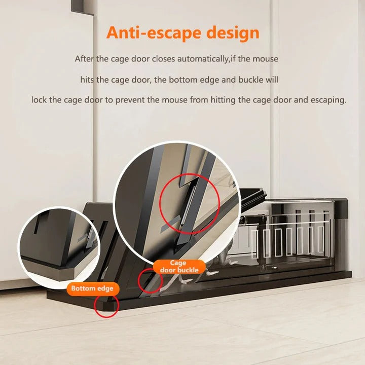 [Hometech] Reusable Automatic Mouse Catch Trap with Transparent Housing