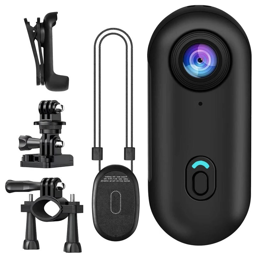 [Hometech] Magnetic 4K Action Camera for Cycling with 120 Degeree Wide Lens