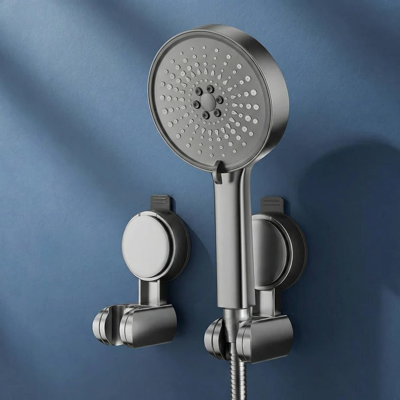 [Hometech] No Drill Adhesive Shower Head Holder, Adjustable 360 Degree Wall Mount Bracket