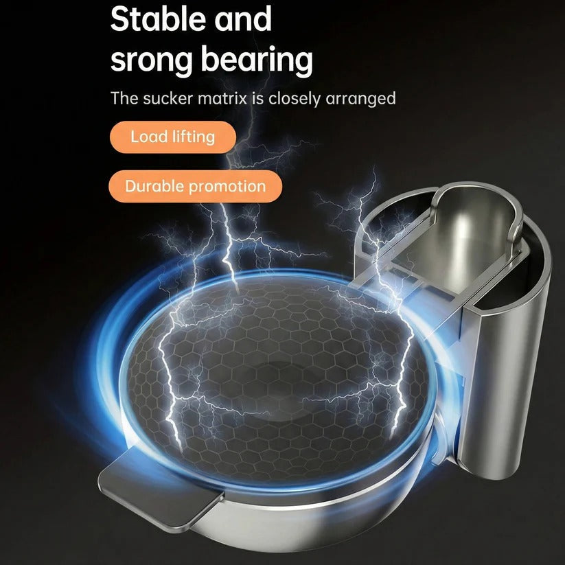 [Hometech] No Drill Adhesive Shower Head Holder, Adjustable 360 Degree Wall Mount Bracket