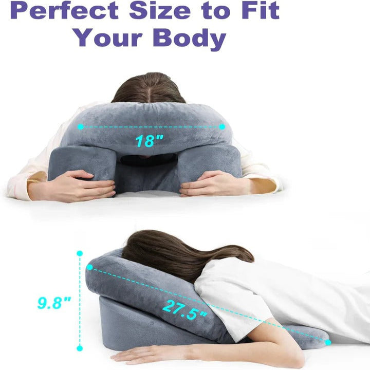 [Hometech] Face Down Recovery Pillow Recovery Pillow with Face Cavity Opening