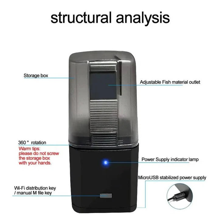 [Hometech] Automatic Fish Feeder with Remote Scheduling