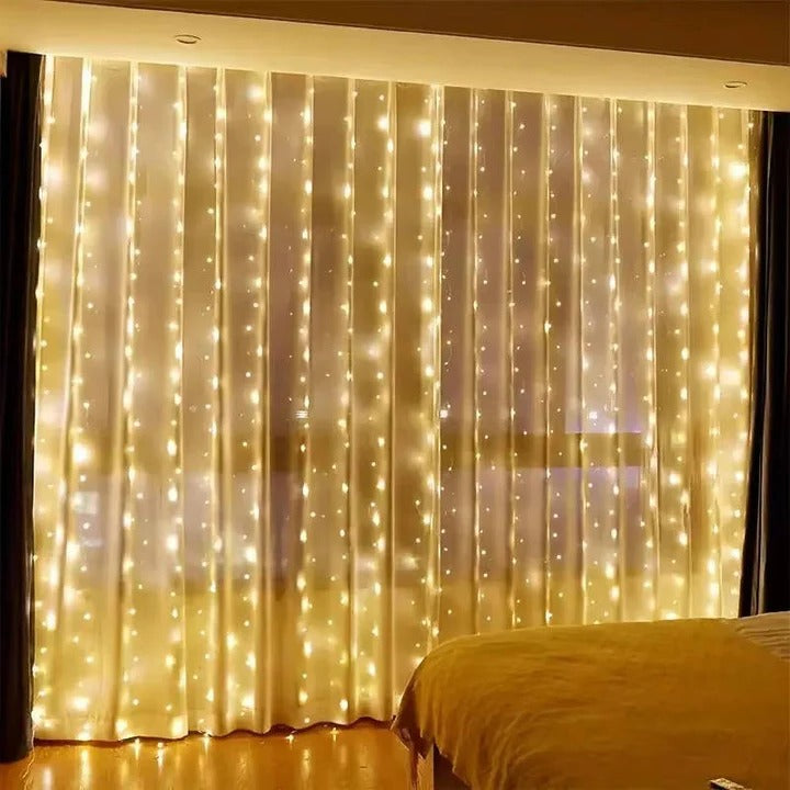 [Hometech] USB Powered LED Curtain String Lights for Indoor or Outdoor Use