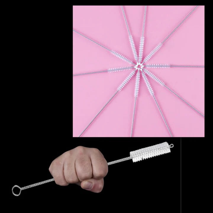 [Hometech] Reusable Straw Cleaning Brush Set for Cleaning, 10 Pieces