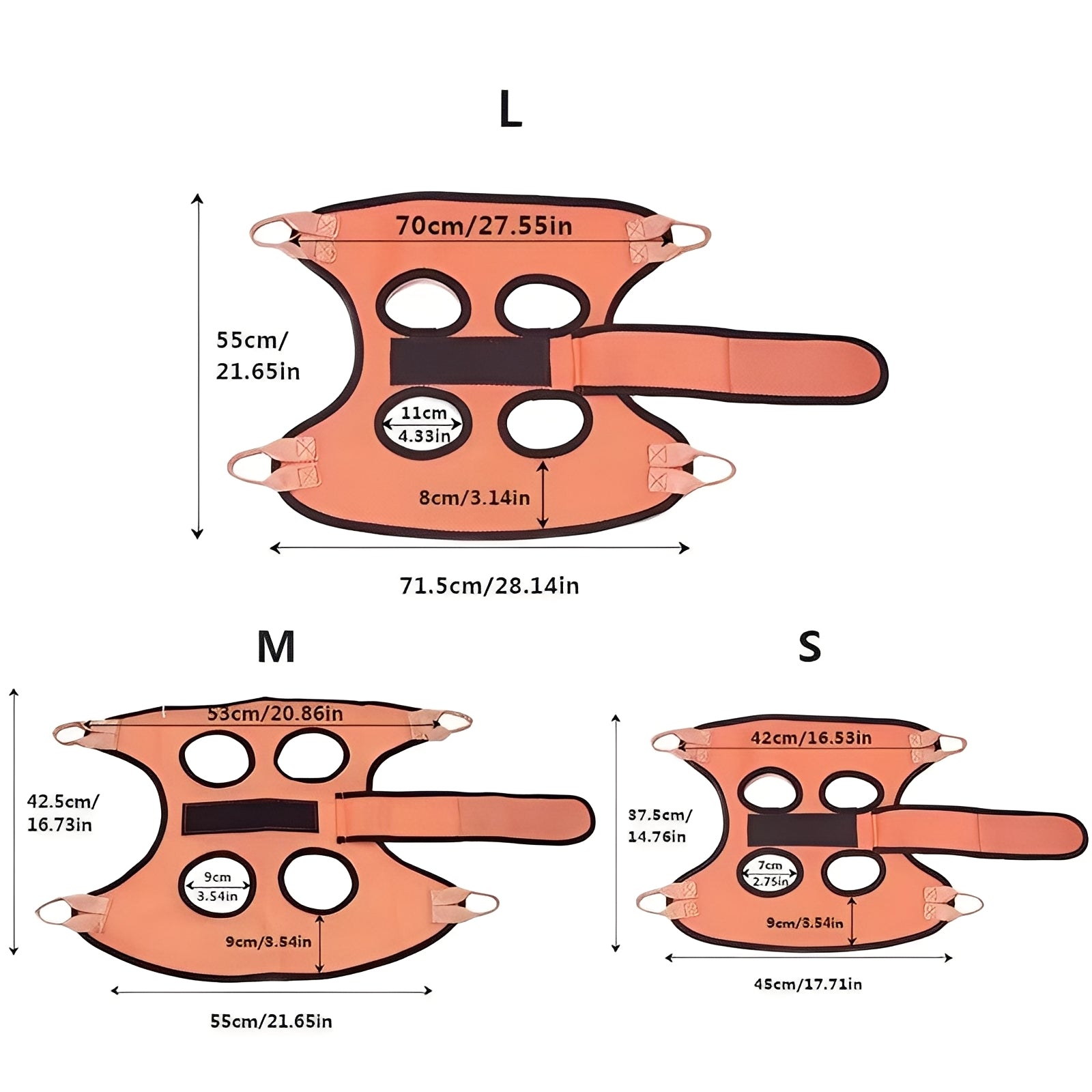 [Hometech] Fabric Grooming Hammock for Pets with Adjustable Straps