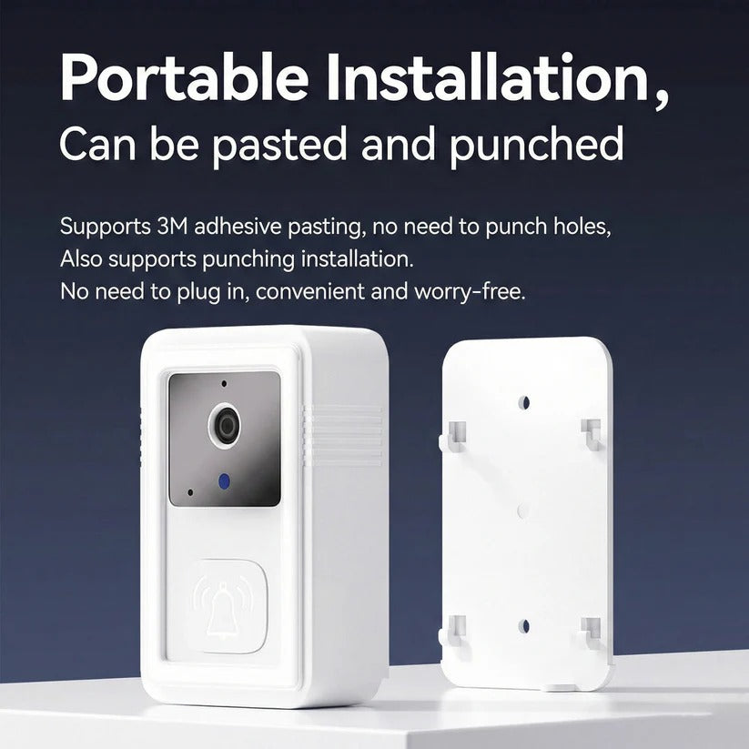 [Hometech] 1080P HD Wi-Fi Video Doorbell with Two Way Audio and Cloud Storage