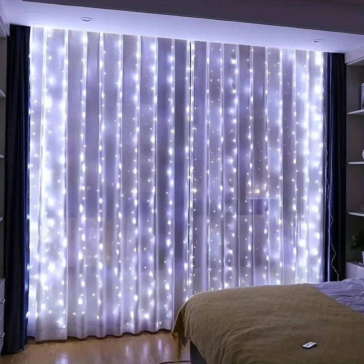 [Hometech] USB Powered LED Curtain String Lights for Indoor or Outdoor Use
