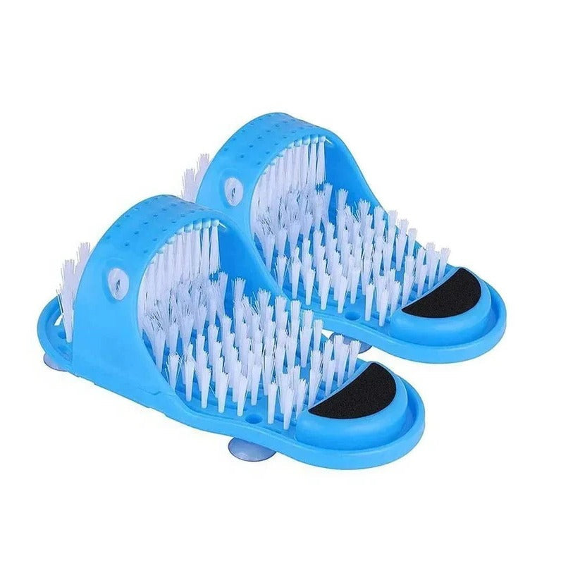[Hometech] Foot Scrubber for Shower with Contoured Bristles and Grip Base