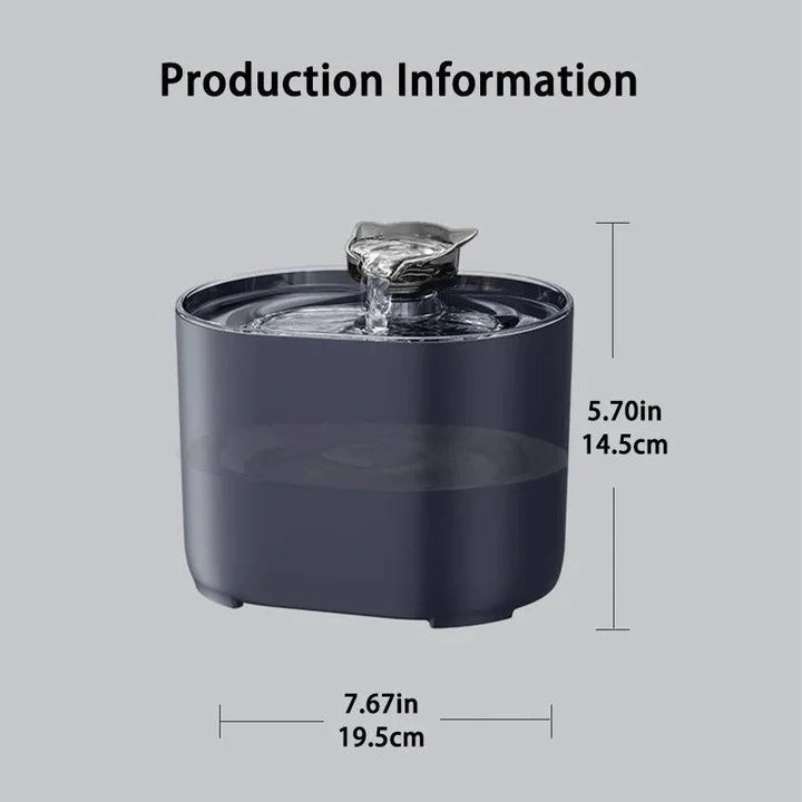 [Hometech] Automatic Cat Water Fountain with Filtration System