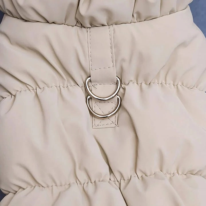 [Hometech] Winter Jacket with Integrated Leash Ring for Dog and Cat