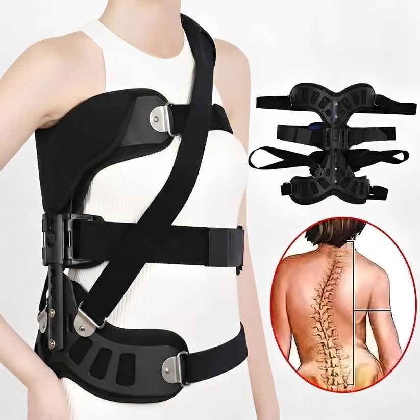 [Hometech] Adjustable Spinal Support Brace with Height Control and Posture Support