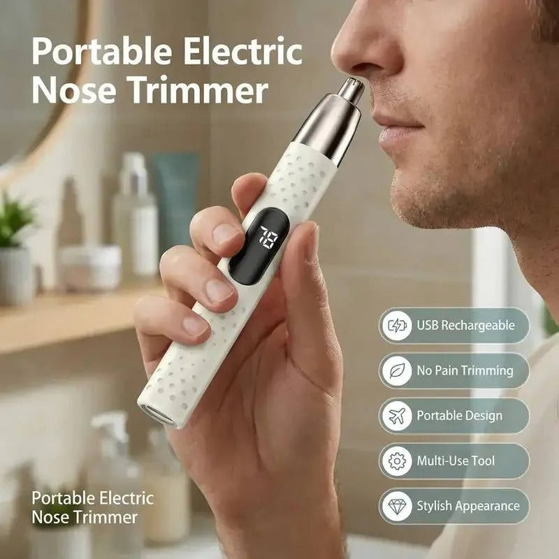[Hometech] Unisex USB Rechargeable Nose and Ear Hair Trimmer