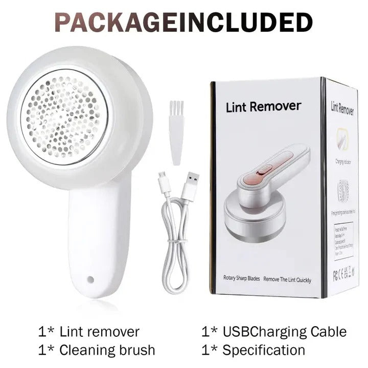 [Hometech] Electric Lint Remover with Rechargeable Battery for Garments and Upholstery