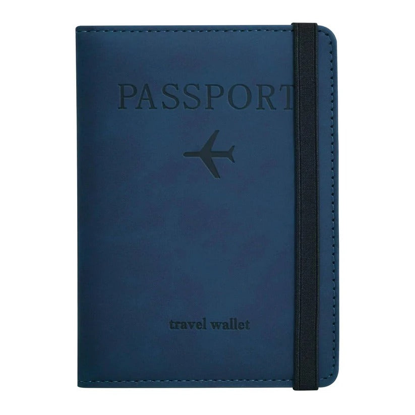 [Hometech] Unisex Slim Travel Passport Wallet with Card Slots