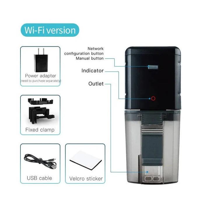 [Hometech] Automatic Fish Feeder with Remote Scheduling