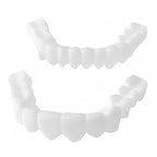 [Hometech] Snap On Cosmetic Tooth Covers for Adults, 2 Piece Set