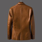 [Hometech] Classic Genuine Leather Jacket