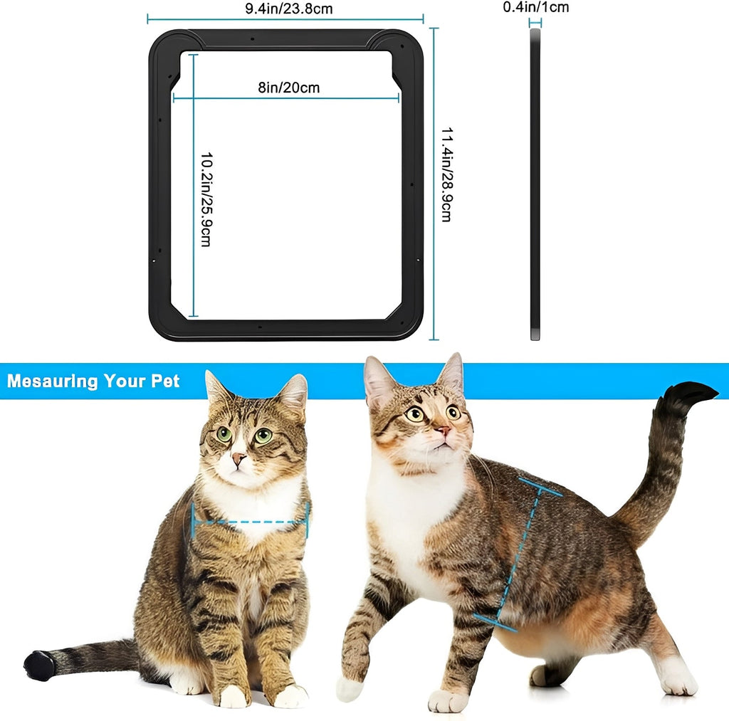[Hometech] Pet Screen Door Insert with Mesh Flap for Dogs and Cats