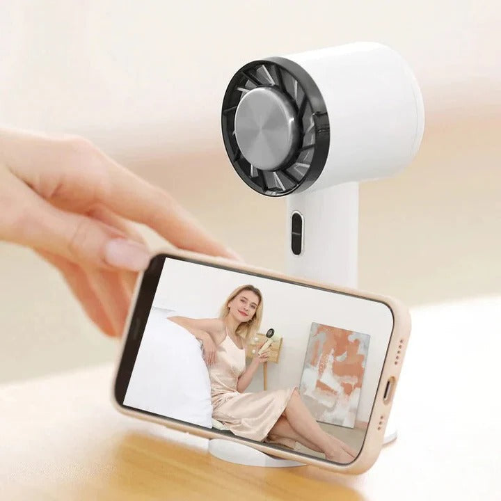 [Hometech] Portable Desktop Air Cooler Fan with USB Charging and Speed Control