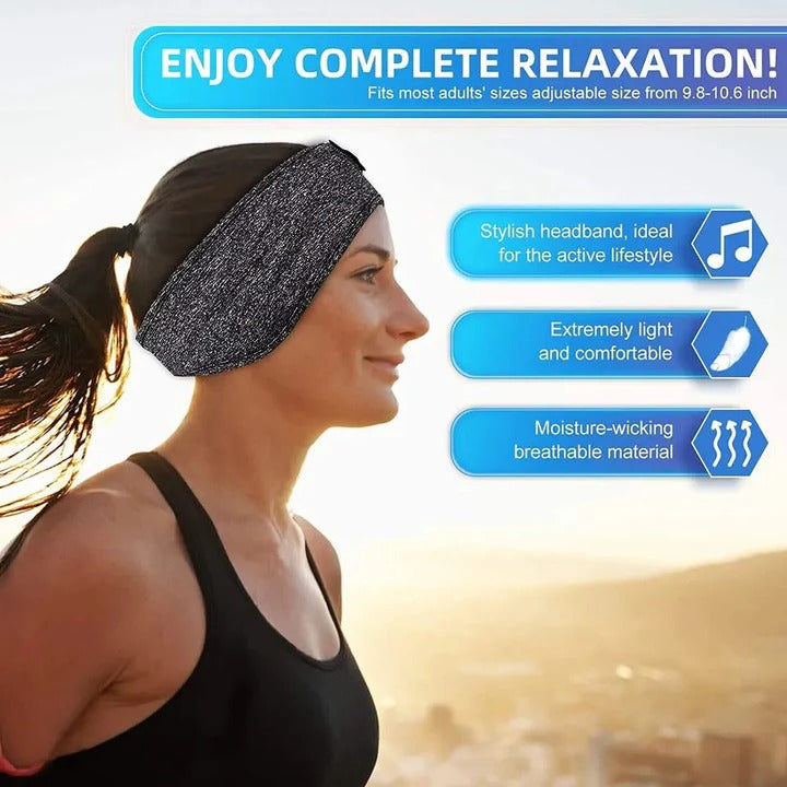 [Hometech] Wireless Sleep Headband and Sports Headphones for Workouts