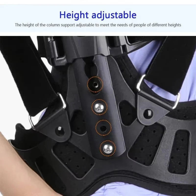 [Hometech] Adjustable Spinal Support Brace with Height Control and Posture Support