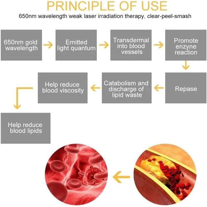 [Hometech] Portable 650nm LED Ear Device with Silicone Tips and USB Connection