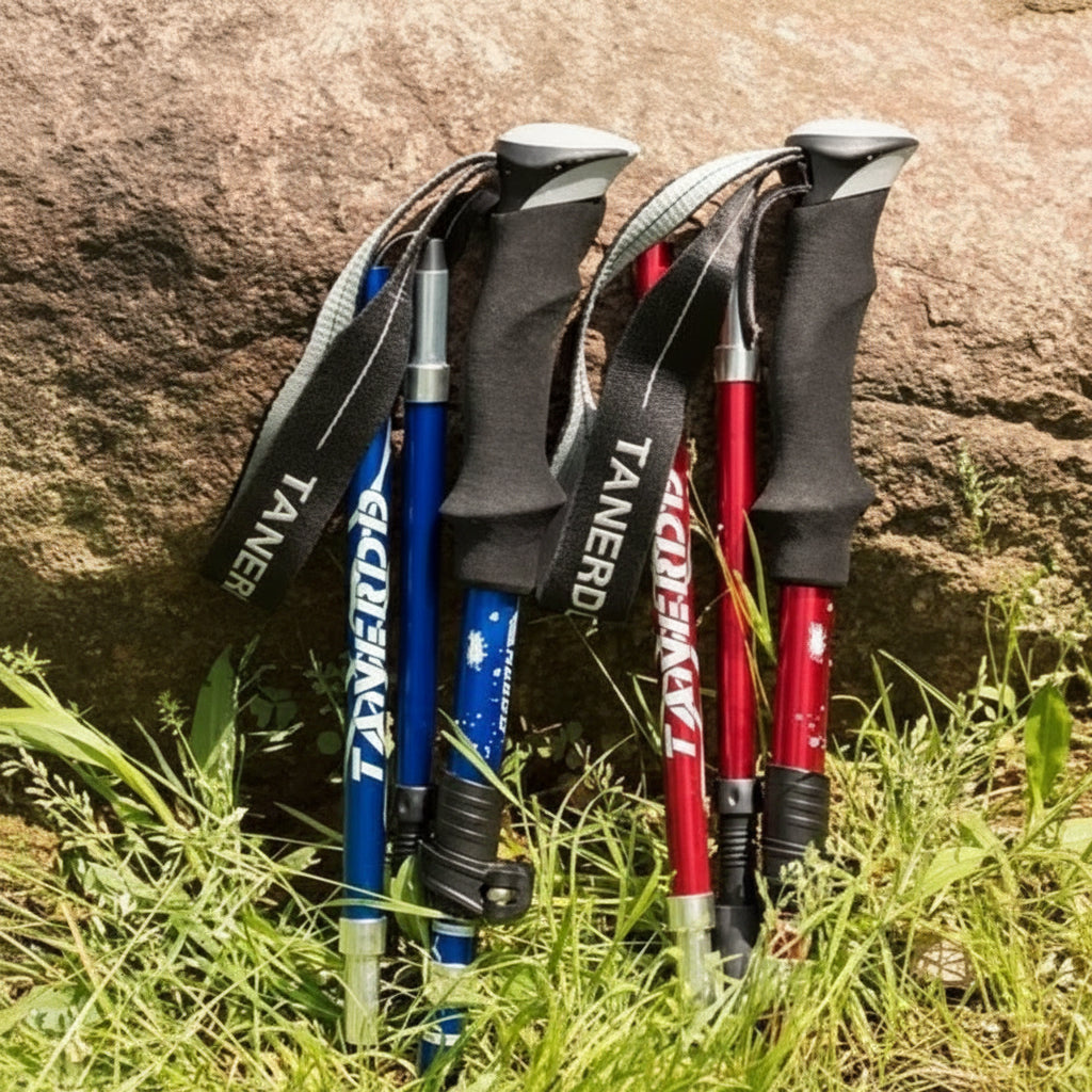 [Hometech] Foldable Hiking Pole and Adjustable Trekking Gear