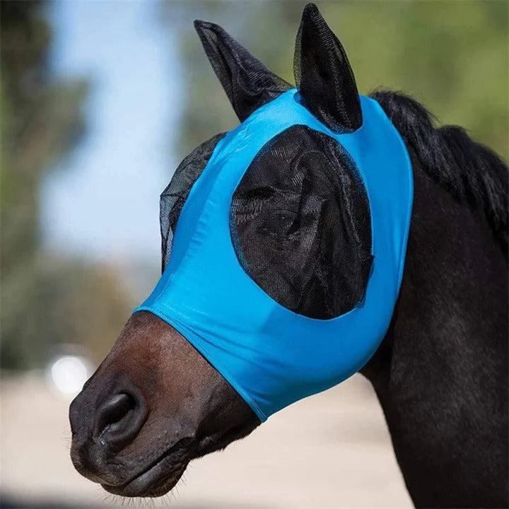 [Hometech] Protective Fly Mask for Horses with Mesh Design