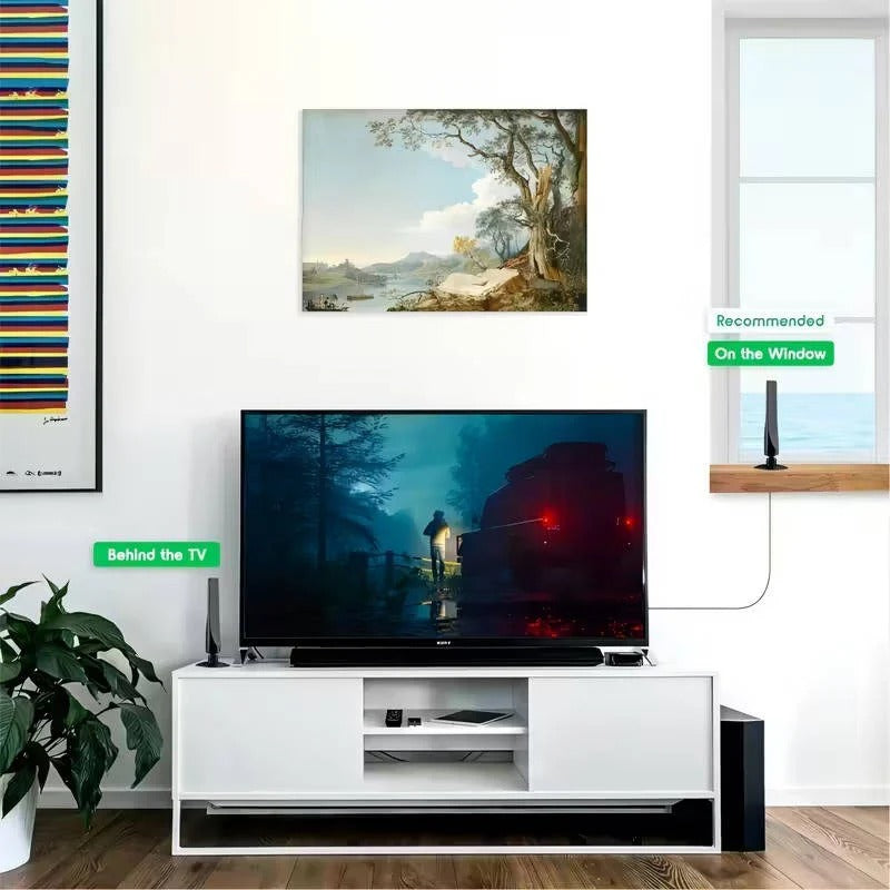 [Hometech] Amplified Indoor Digital TV Antenna for Local Channel Reception
