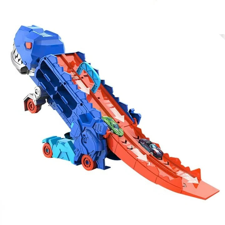 [Hometech] Dinosaur Toy Truck for Kids with Pull Back Action