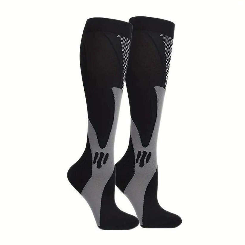 [Hometech] Breathable Compression Socks for Women, Running and Sports Recovery Support