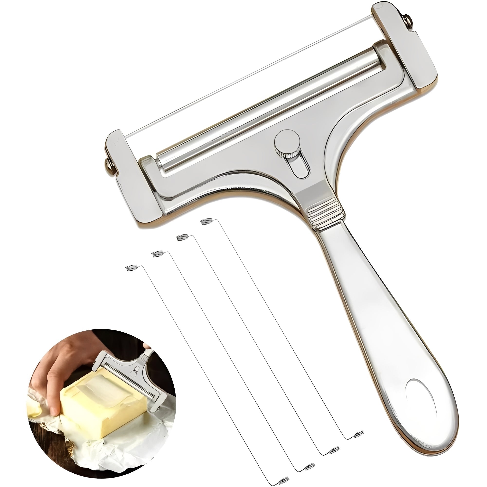 [Hometech] Stainless Steel Butter and Cheese Tool Set