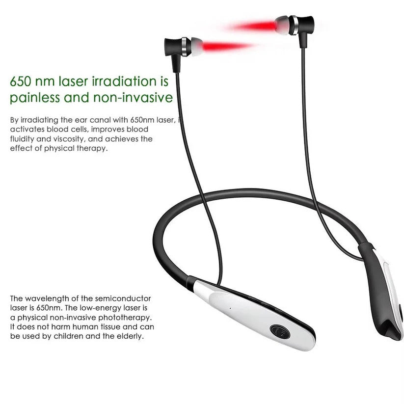 [Hometech] Rechargeable 650nm Red Light Device with Dual Ear and Nasal Probes