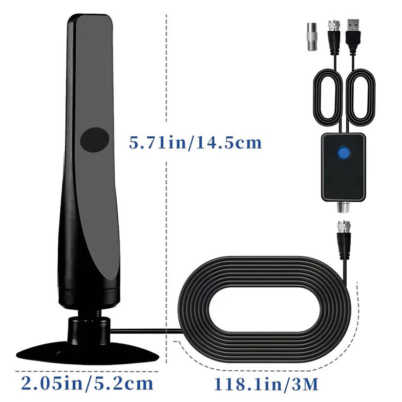 [Hometech] Amplified Indoor Digital TV Antenna for Local Channel Reception
