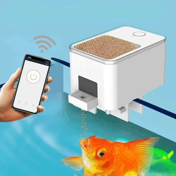 [Hometech] Automatic Fish Feeder with Remote Scheduling