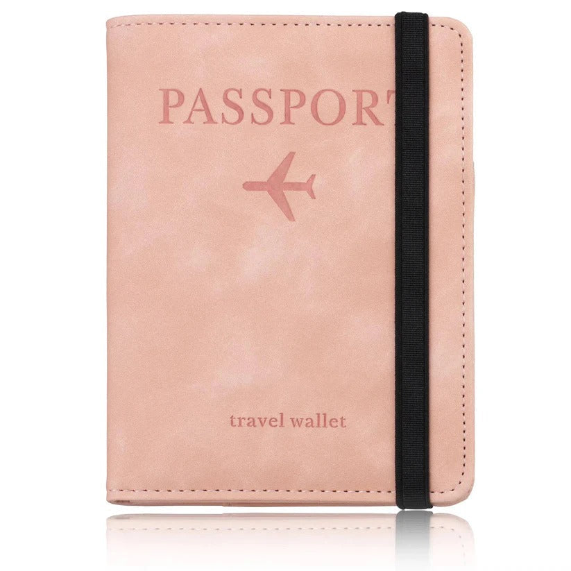 [Hometech] Unisex Slim Travel Passport Wallet with Card Slots