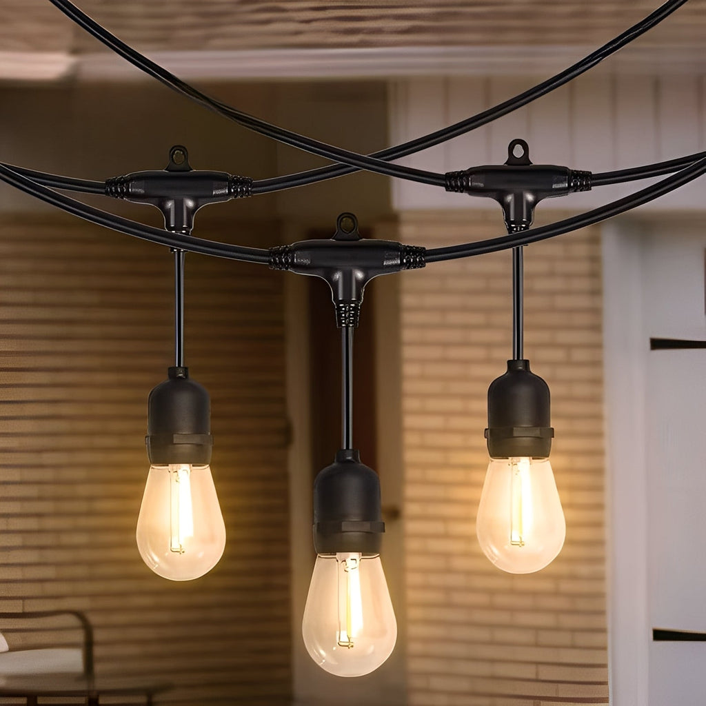 [Hometech] Outdoor LED String Lights with E27 Sockets and 220V Power