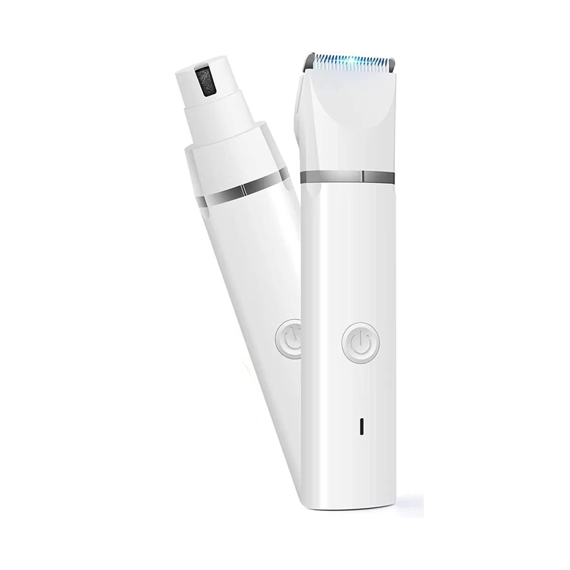 [Hometech] Cordless Pet Grooming Set with Clipper and Nail Grinder