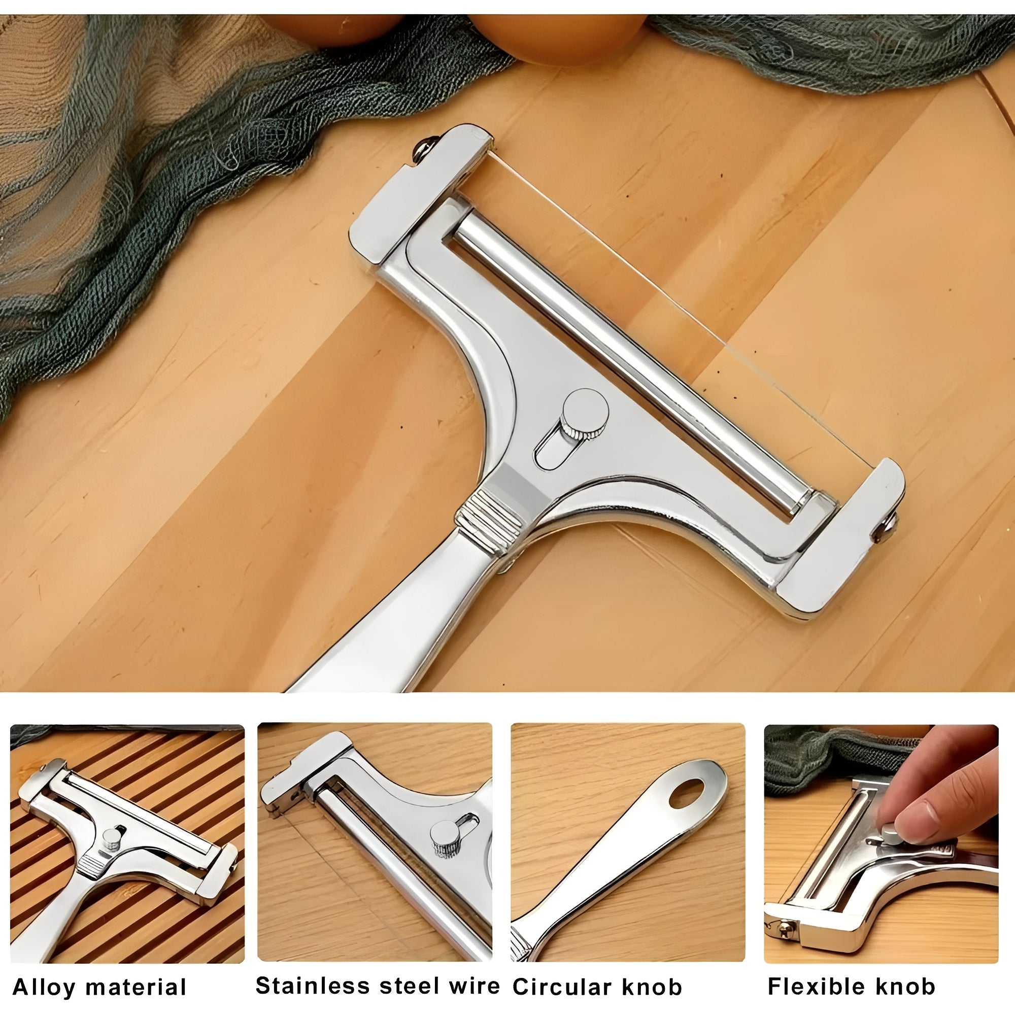 [Hometech] Stainless Steel Butter and Cheese Tool Set