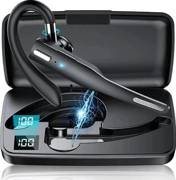 [Hometech] Bluetooth 5.1 Trucker Headset with Dual Mic Noise Cancelling