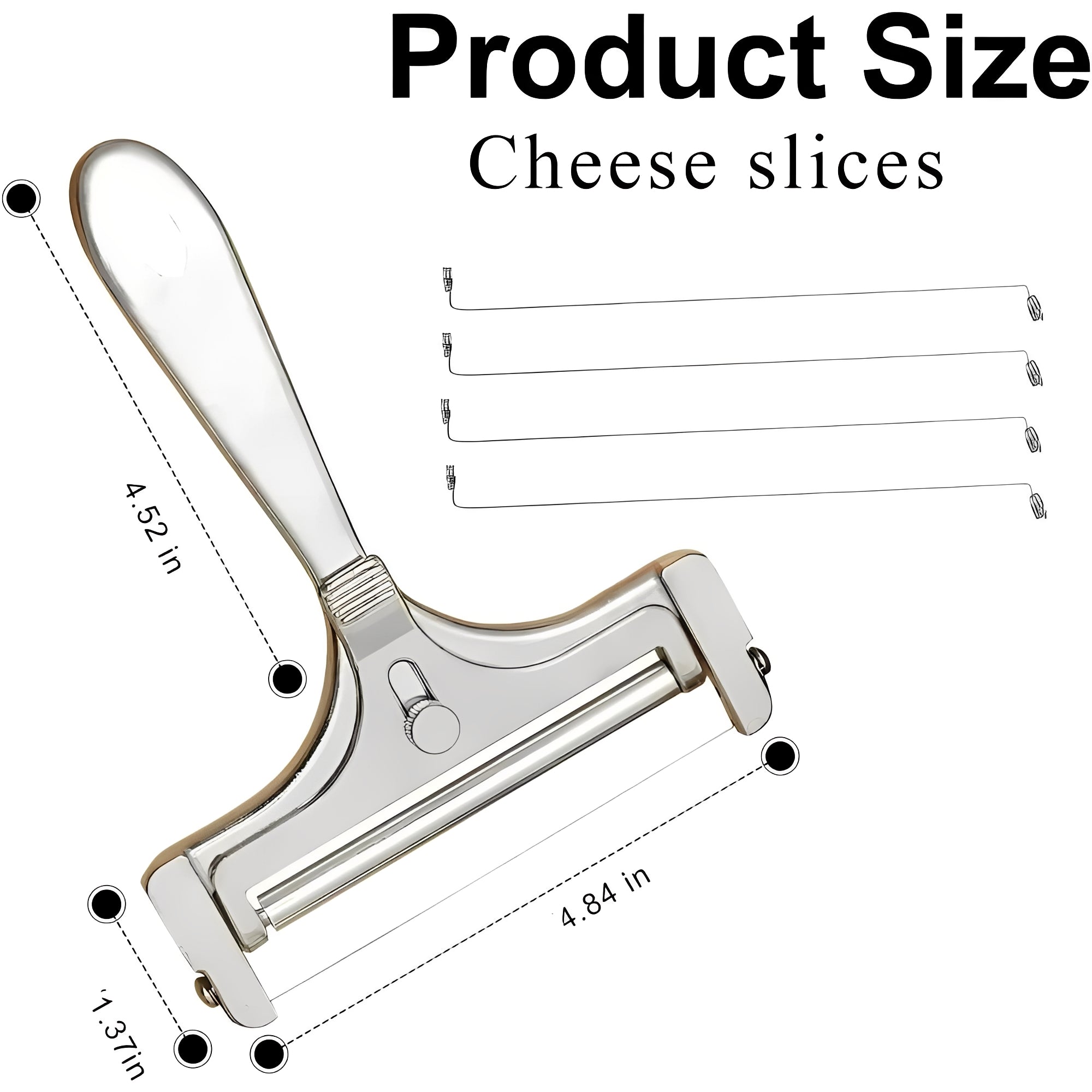 [Hometech] Stainless Steel Butter and Cheese Tool Set