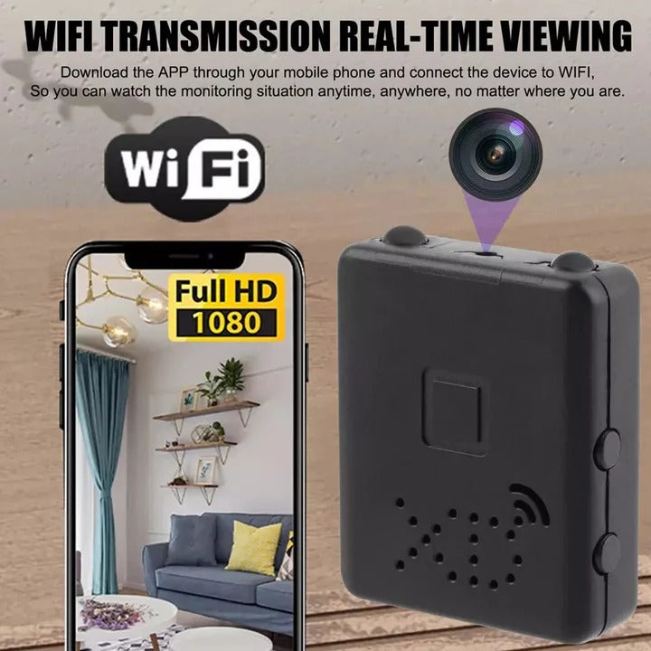 [Hometech] Compact HD Camera with Wi-Fi and Audio Recording