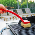 [Hometech] Long Handle BBQ Grill Cleaner Brush with Steam Scrub Pad