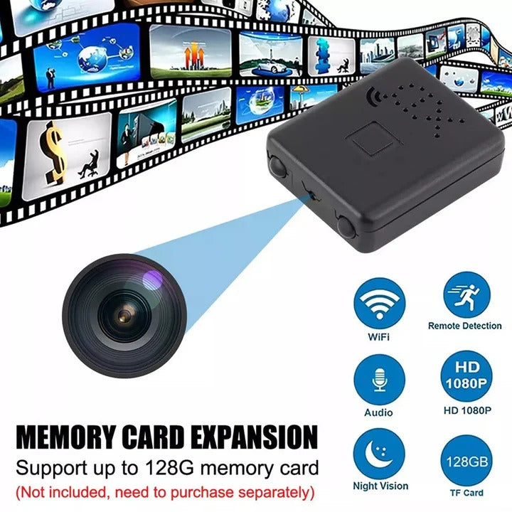[Hometech] Compact HD Camera with Wi-Fi and Audio Recording