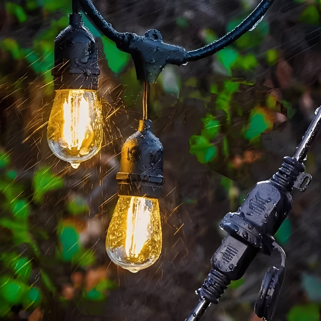 [Hometech] Outdoor LED String Lights with E27 Sockets and 220V Power